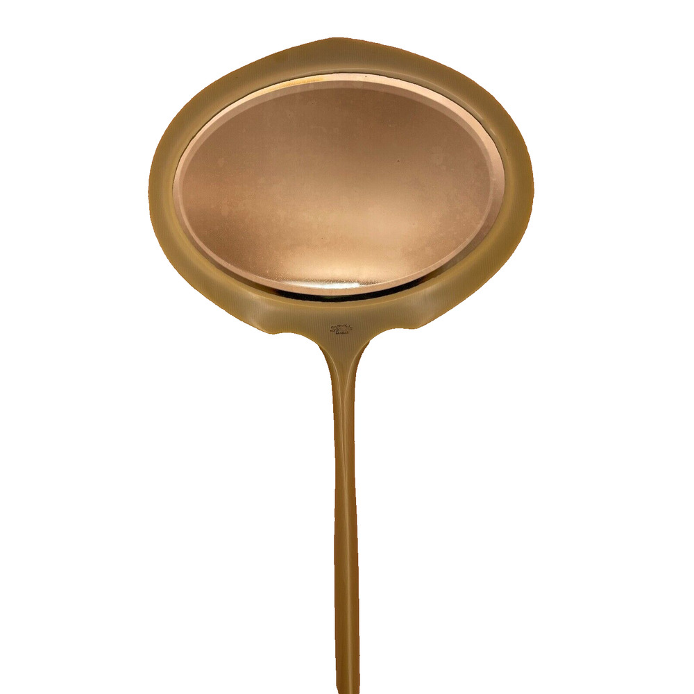 Vintage Hand Mirror 1920s DuPont Pyralin LaBelle Ivory hand mirror- Pre- owned